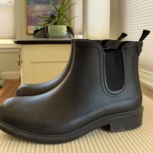 Madewell Black Chelsea Rainboot